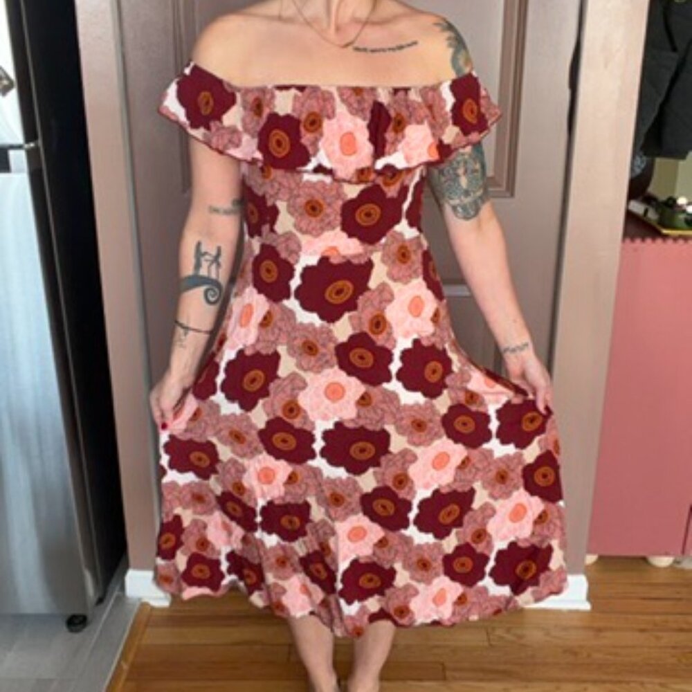 UO Off the Shoulder Floral Sundress